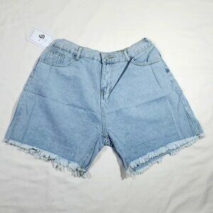 JULGIRL Vouge Collection Denim Cutoff Jean Shorts XL NWT